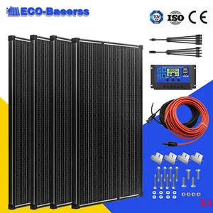 300W Solar Panel Kit 12V Mono Fixed Home Caravan Camping Power Battery Charging - Picture 1 of 15