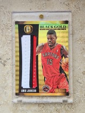 2014-15 Panini Gold Standard Black Gold Threads Prime Amir Johnson /7