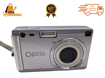 Pentax Optio S5i 5.0MegaPixels Digitalkamera - Silber-Nicht Getestet! - Bild 1 von 4