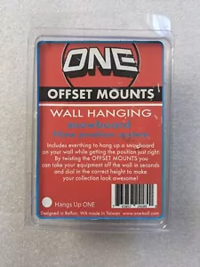 Oneball Snowboard Offset Mounts Wall Hanging System for 1 Board - Picture 1 of 2
