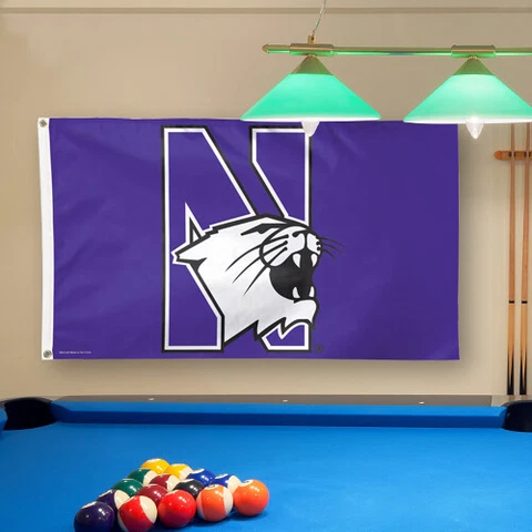 WinCraft Northwestern Wildcats Deluxe 3' x 5' Flag Cover