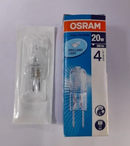 20W 12V Osram Halogen G4 2 Pin Clear Capsule Dimmable Light Bulb Lamp 64425 - Picture 1 of 3