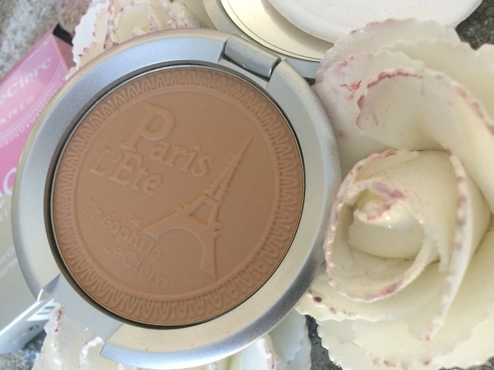 T leclerc Ausgabe Limitéee Teint Kompaktpuder Paris L Sommer Beige Gold Wert - Bild 1 von 1