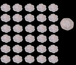 30 x Essbare 3D Blumen, Kuchen, Cupcake Topper, Deko, Zuckerguss Typ 10 - Bild 1 von 15