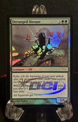 MTG Deranged Hermit - Judge Promos DCI Foil Light Play Reserved List - Image 1 of 2