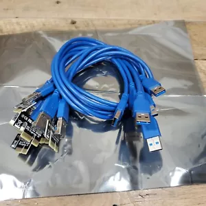 X6 Adaptador PCIe X1 PCI E 1X a USB 3.0 Hembra para PCI Express Riser Minería Lote - Imagen 1 de 5