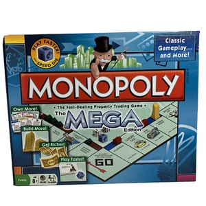 Monopoly The Mega Edition 2013 Brettspiel Parker Brothers Hasbro fehlende Token - Bild 1 von 6