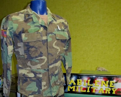 US M81 Woodland BDU Shirt, Army Military Camo Uniform SMALL MEDIUM LARGE - Image 1 of 4
