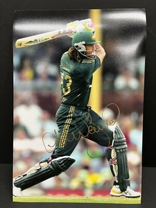 ANDREW SYMONDS HAND SIGNED 8 X 12 PHOTO - MCG Warne World Cup Ashes - Picture 1 of 2