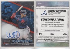 2021 Bowman's Best Best of 2021 Auto William Contreras #B21-WC Rookie Auto RC