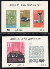 Mexico, 1968, Sc. ##998A, 1000a S/S, Olympics, MNH