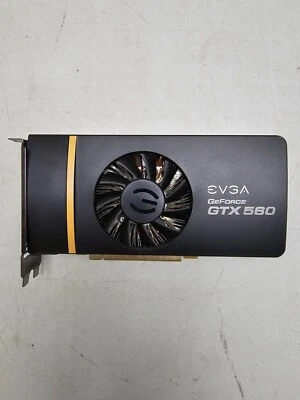 EVGA GeForce GTX 560 256 Bit Two dual-link DVI-I connectors Graphics Card Gaming - Image 1 of 4