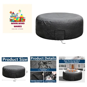 71'' x 27'' Insulated Inflatable Hot Tub Thermal Cover, Energy Efficient Hot ... - Picture 1 of 8
