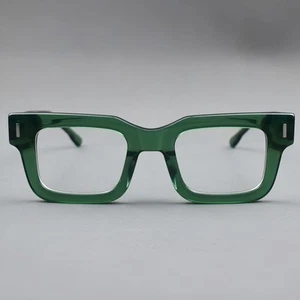 Neu Acetat Brille Brillengestell Lesebrille Eckig Dick Mode Herren Damen - Bild 1 von 52