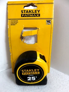 Stanley FatMax Classic Tape Measure 25 ft Model 33-725 – Single New in Package - Picture 1 of 3