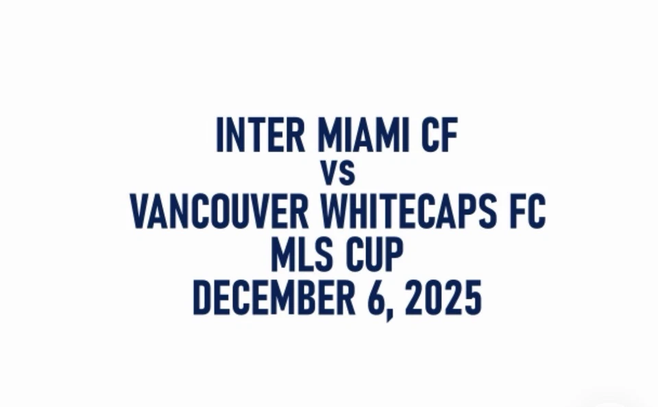PRE-ORDEN 2025 MLS Copa Final MDT Partido Vancouver Whitecaps Foto 1 de 1