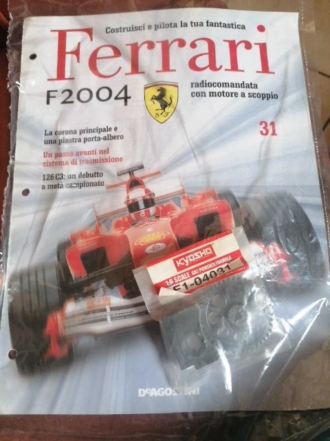 Costruisci Ferrari Scala1:8 F2004 N 31 - Immagine 1 di 1