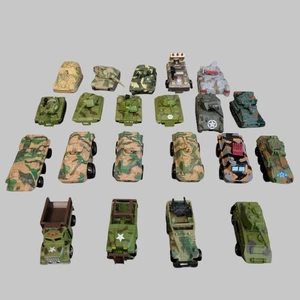 Lote De 21 Vehículos De Camuflaje Militar Micro Máquinas Militares De Colección Ejército Y Marina - Imagen 1 de 24