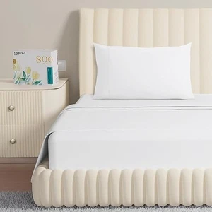 Carressa Linen 800 Thread Count 100% Long Staple Soft Egyptian Cotton Sheet Set, - Picture 1 of 9