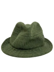 Orobianco Hat Acrylic Grn Plain Men'S IFO61 - Picture 1 of 7