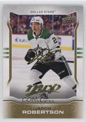 2024-25 Upper Deck MVP 10th Anniversary Gold Script Jason Robertson #MR-21 - Image 1 of 2