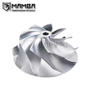 Rueda compresora turbo Billet compatible con Schwitzer S300 (61,0/78,8/9+0/fresado de puntos) - Imagen 1 de 4