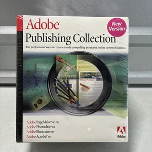Adobe Publishing Collection Windows Version Photoshop Pagemaker Illustrator *NEW - Picture 1 of 7