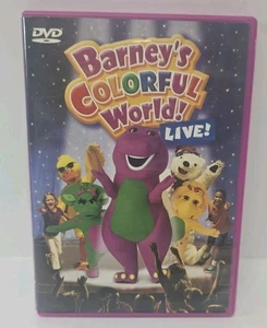 Barney's Colorful World Live (DVD, 2004) - TESTED WORKS Fast Shipping - Imagen 1 de 3