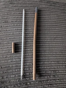 Vintage Glass Thermometer In Damaged Cardboard Case (S8) - Picture 1 of 6