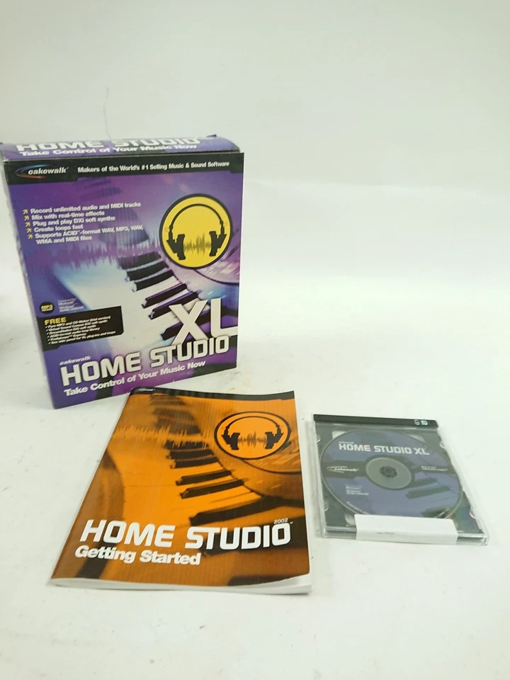 Cakewalk Home Studio XL 2002 Music Production Software Box Set PC CD - Image 1 of 4