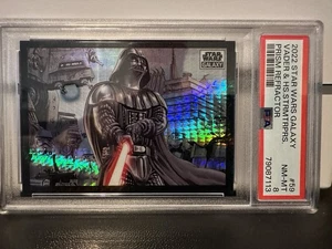 Lord Vader & His Stormtroopers 2022 Topps Star Wars Galaxy Prism /75 PSA 8 #59 - Picture 1 of 3