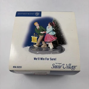 We'll Win For Sure 55251 Snow Village Department Dept 56 Weihnachten - Bild 1 von 7