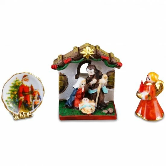 Dollhouse Miniature Reutter Christmas Decorations 1:12 scale D234 Dollys Gallery - Image 1 of 1