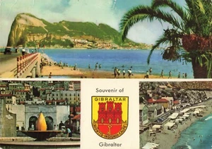 Postcard Gibraltar 3 Views 1962 - Picture 1 of 2