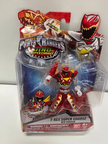 Power Rangers Dino Super Charge T-Rex Super Charge Red Ranger Action Figure Cover