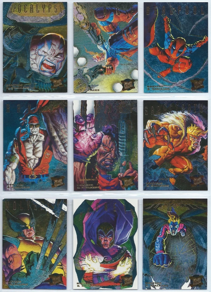 1995 X-Men Fleer Ultra Marvel Hunters & Stalkers Rainbow Gold Silver You Pick - Изображение 1 из 1