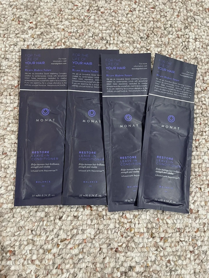 Кондиционер MONAT RECOVERY 0,34 унции 10 мл образцы лот из 4 - Изображение 1 из 4