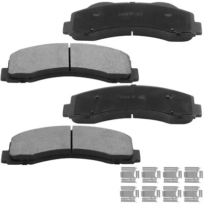 4X Front Ceramic Disc Brake Pads For Expedition Ford F-150 Navigator D1414 - Image 1 of 4