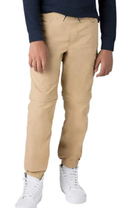 Eddie Bauer Boy's Zip Off Pants British Khaki - Picture 1 of 5