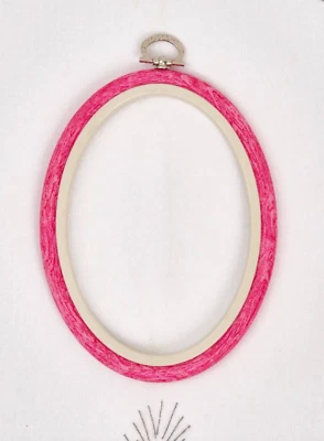 Oval Flexi Hoop Nurge 230-7 Pink - Image 1 of 3