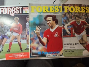 Nottingham Forest Bulk collection programmes 1978-1989 (9 programmes) - Picture 1 of 3