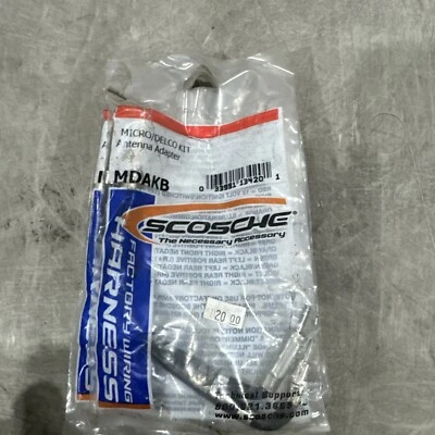 Paquete de 6 adaptadores de antena MicroDelco arnés de cableado de fábrica modelo Scosche MDAKB Foto 1 de 3