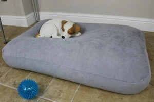 Bean Bag Dog Bed, Medium Cushion Mattress Dog Bed, Washable Pillow Crate Dog Bed - Picture 1 of 12