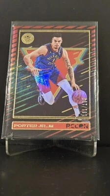 2023-24 Panini Recon Red Holo 131/199 Michael Porter Jr. - Image 1 of 2