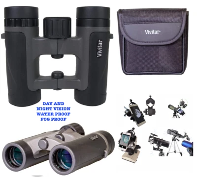 VIVITAR SERIES 1 8X26 DAY NIGHT WATERPROOF BINOCULARS BEST VALUE UNDER $100 - Image 1 of 4