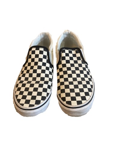 Scarpe Sneakers Vans off the wall scacchiera basse giovanili slip on taglia 6
