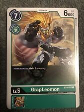 GrapLeomon BT4-057 - Green - Common - Great Legend - Digimon CCG