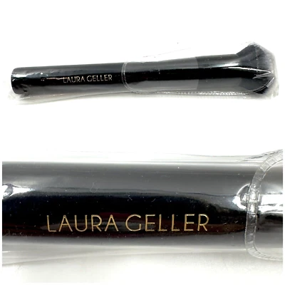 Laura Geller Foundation Brush Black Full Size High Bristle Count Ultra Soft NEW - Image 1 of 4