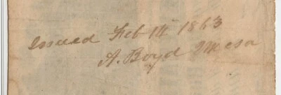 T-40 PF-20 1863 $100 Confederate Paper Money - PMG VF 25 - Boyd QM - 3 known - Image 1 of 3