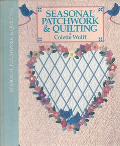 Seasonal Patchwork and Quilting Vintage Hardcover Book Craft Guide - Imagen 1 de 1